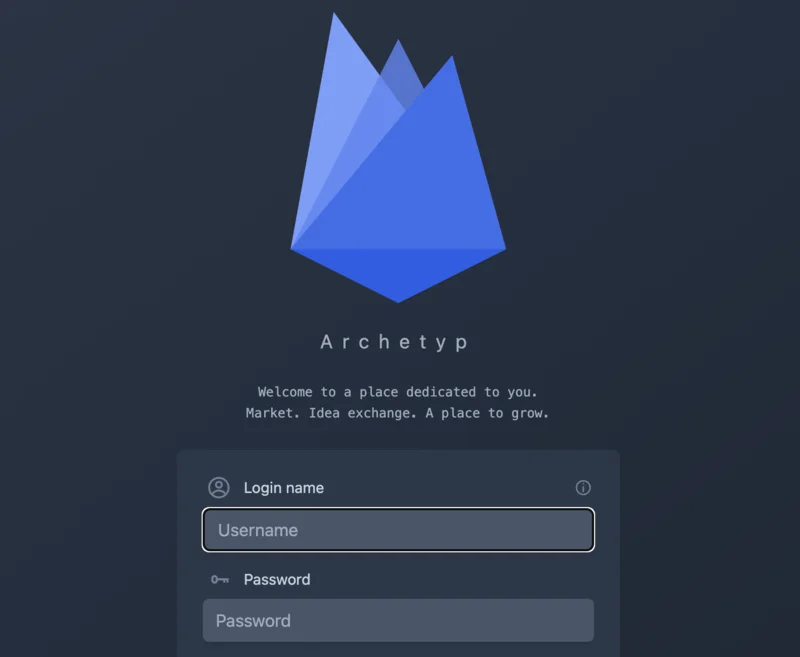 Archetyp Login